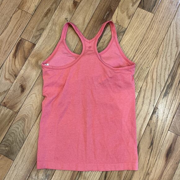 Lululemon Size 10 Ebb To Street Tank Top Ribbed Pink Women’s Full Length - Picture 3 of 6
